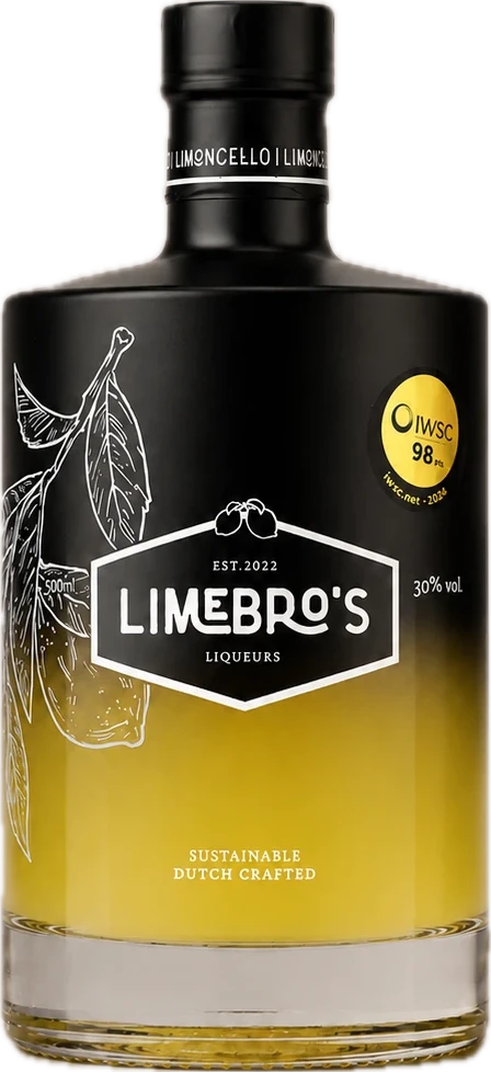 Lime Bro's Superiore Limoncello fles
